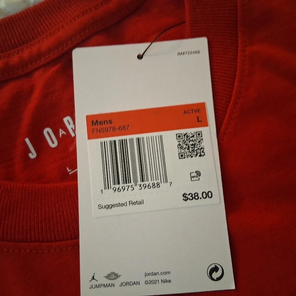 Jordan Air Graphic Red Tee